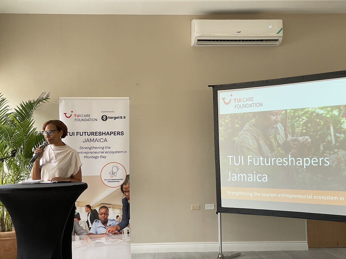 TUI Futureshapers Jamaica - Project launch with Sheryl Brown