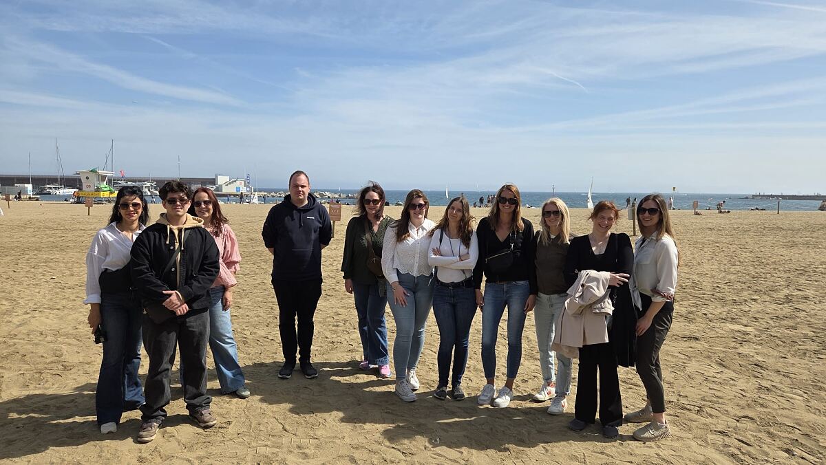Spaziergang an der Strandpromenade