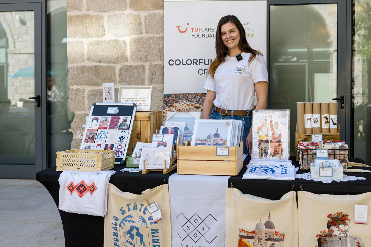 TUI Colourful Cultures Croatia - stand at Arts & Crafts Fair in Lazareti