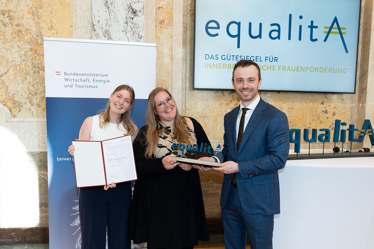 TUI Österreich wurde mit dem equalitA Award ausgezeichnet