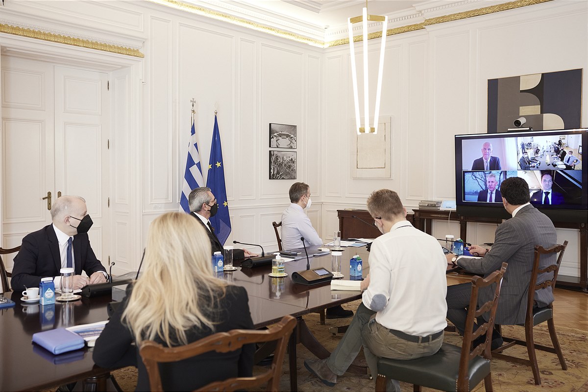 Treffen von TUI Group CEO Fritz Joussen mit dem Premierminister von Griechenland Kyriakos Mitsotakis: Co-Lab für Nachhaltigkeit auf Rhodos vereinbart 