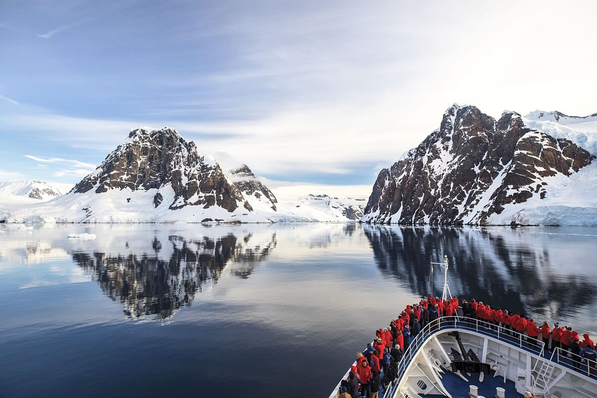 Auf der Silversea Expedition reisen Gäste in 126 Tagen von der Antarktis bis in die Arktis.