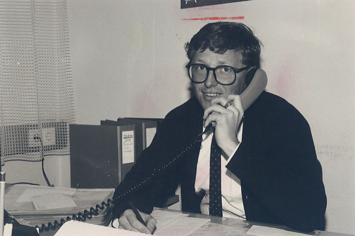 Josef Peterleithner bei Terra Reisen im Jahr 1983