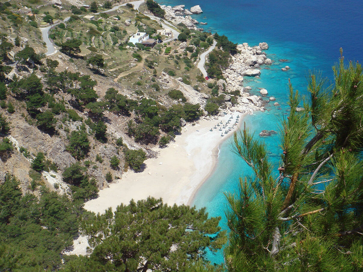 Apella beach auf Karpathos