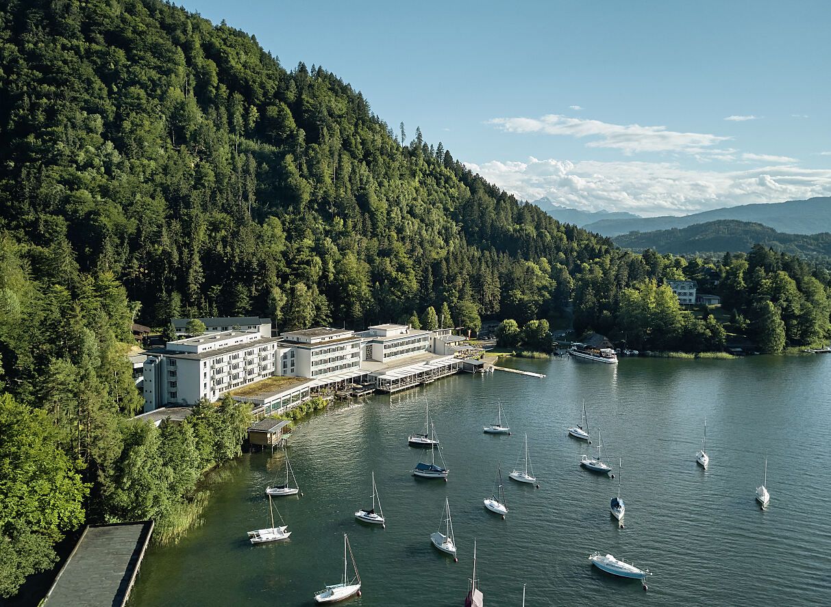 Der Robinson Landskron direkt am Ossiacher See in Kärnten bietet optimale Bedingungen für Fahrradtouren