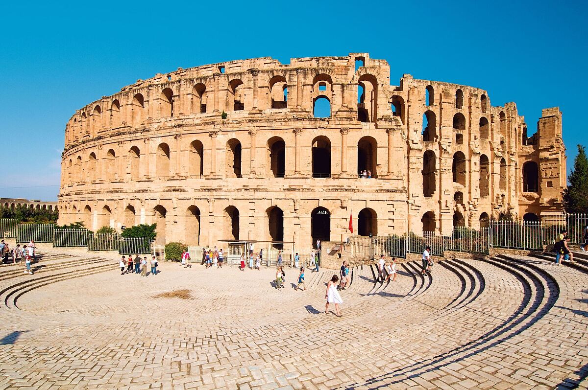 Amphitheater von El Jem in Tunesien