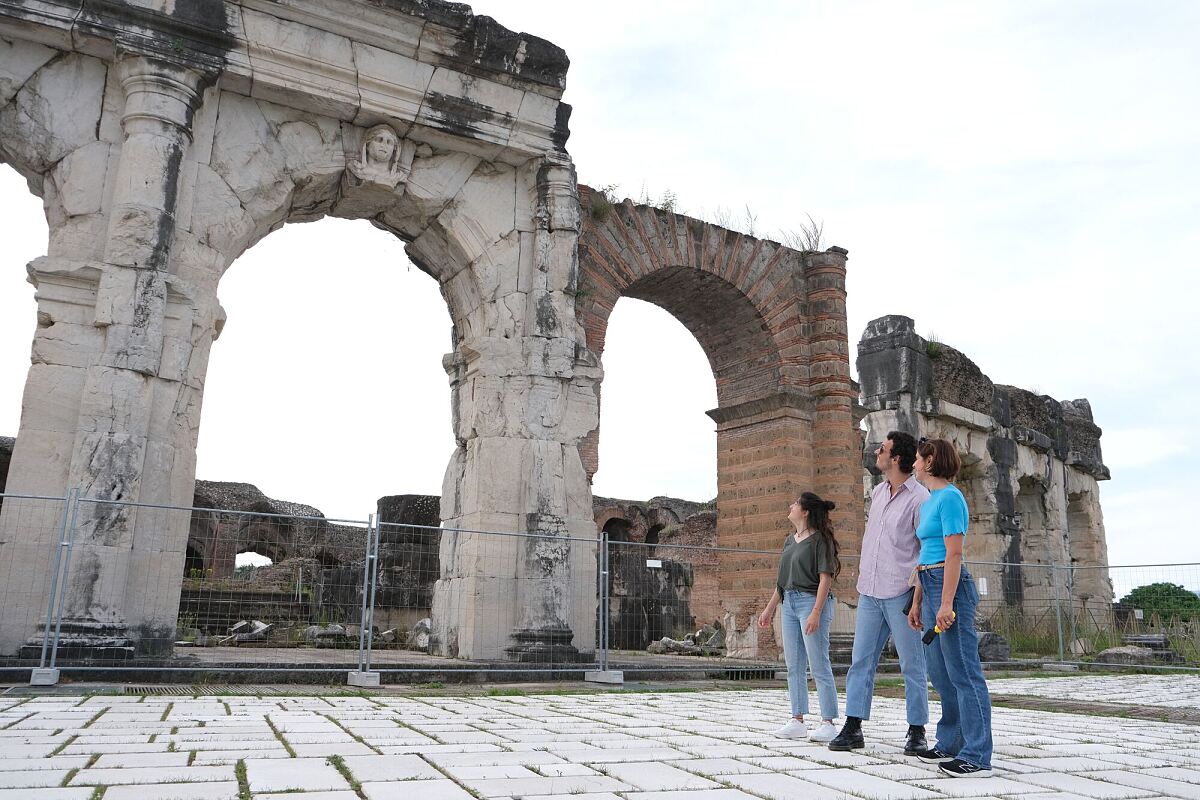 Amphitheater von Capua in der Nähe von Neapel