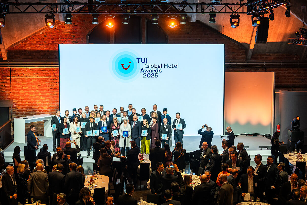 Die Gewinner des TUI Global Hotel Awards 2025