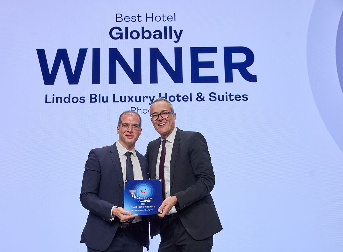 Auszeichnugn des besten Hotels weltweit: Lindos Blu Luxury Hotel and Suites