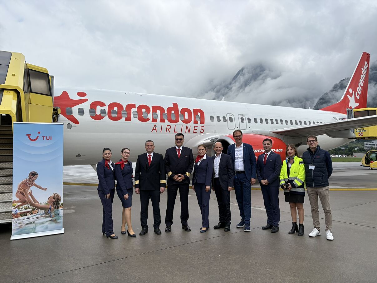 Erstflug von Innsbruck nach Antalya heute gestartet
