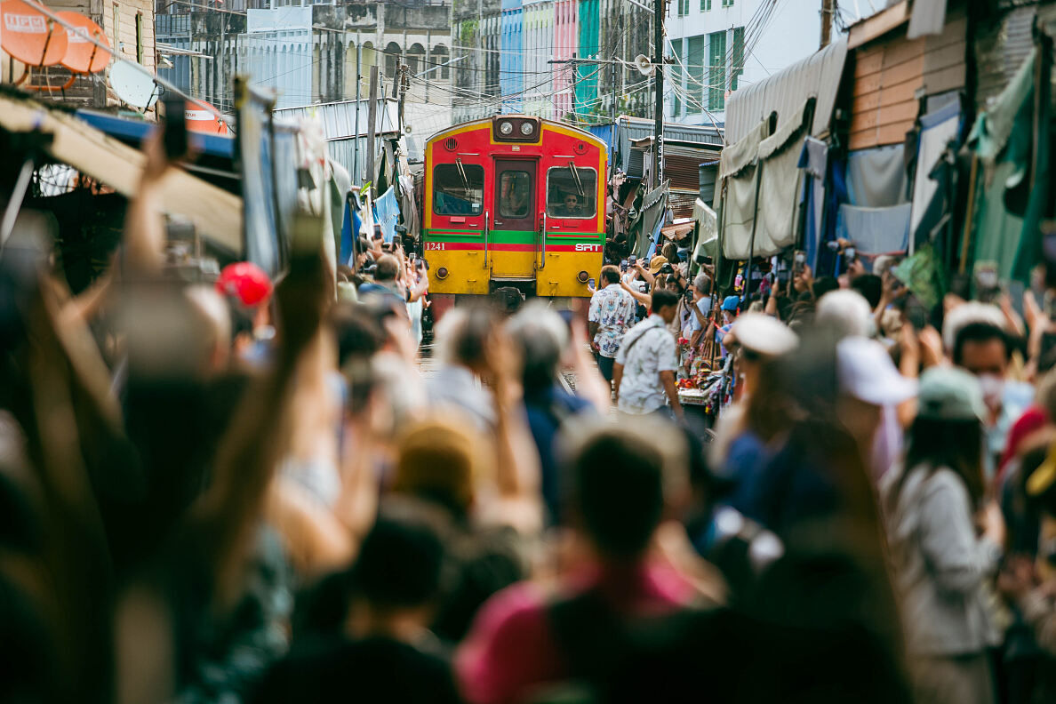 Railway Market in Bangkok