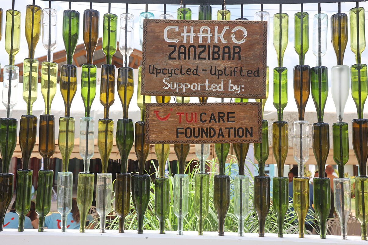 Destination Zero Waste Zanzibar - entrance to the upcycling centre