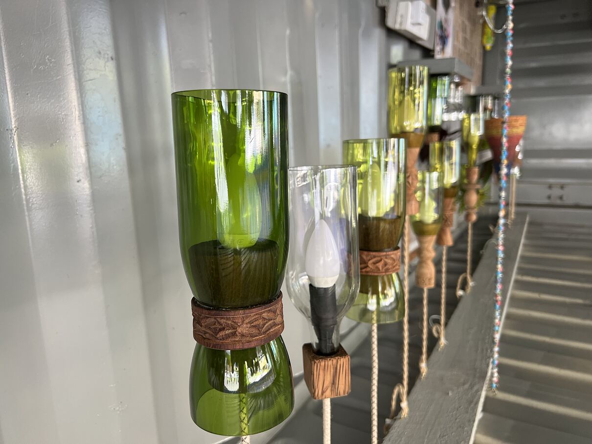 Destination Zero Waste Zanzibar - examples of finished upcycled products
