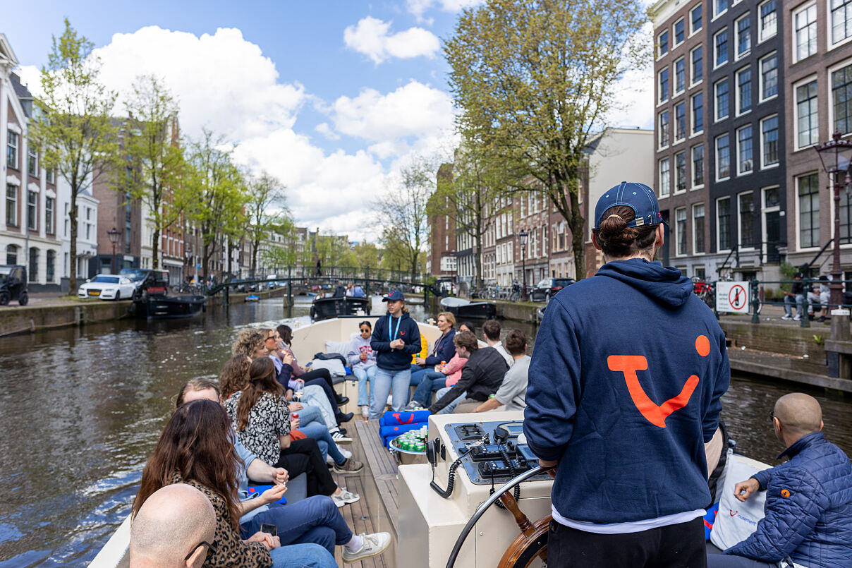 Grachtenfahrt in Amsterdam 