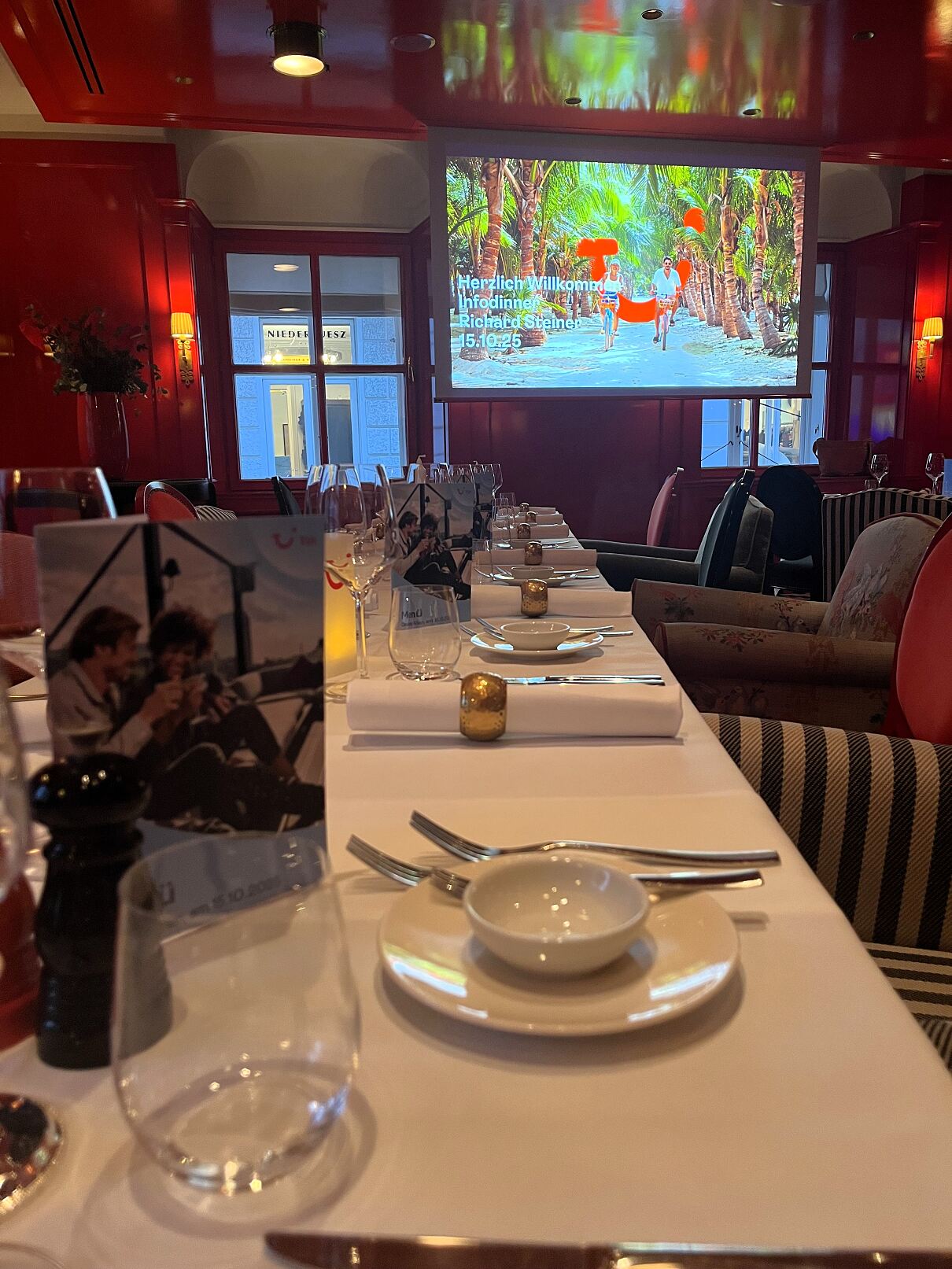 TUI Infodinner im Casino Restaurant Wien
