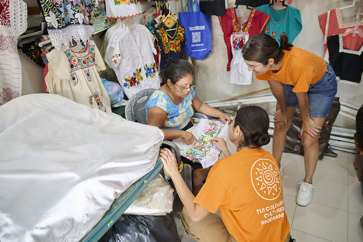 Supporting local weavers