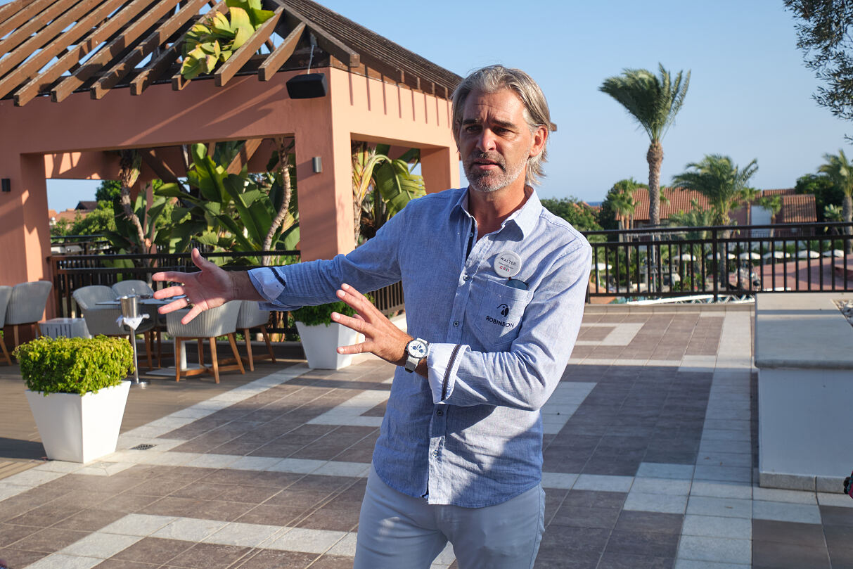 Clubdirektor Walter Kril, ROBINSON Cyprus